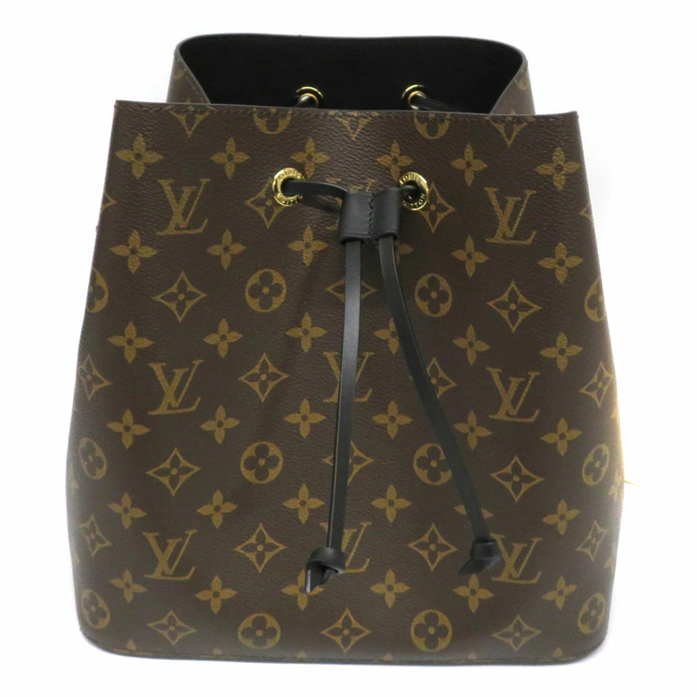 LOUIS VUITTON Neo Noe Bag Drawstring Shoulder Monogram Canvas Brown